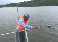 9510 超音波水位計使用於水庫水位監測