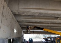 鋁樑傾斜計現地安裝於橋梁沉陷檢測(3)