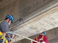 鋁樑傾斜計現地安裝於橋梁沉陷檢測(5)