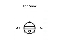 傾斜計方向標示 (單軸向)