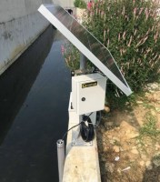 電流式水壓計搭配太陽能供電系統及無線傳輸模組使用於排水溝(1)