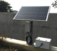 電流式水壓計搭配太陽能供電系統及無線傳輸模組使用於排水溝(2)